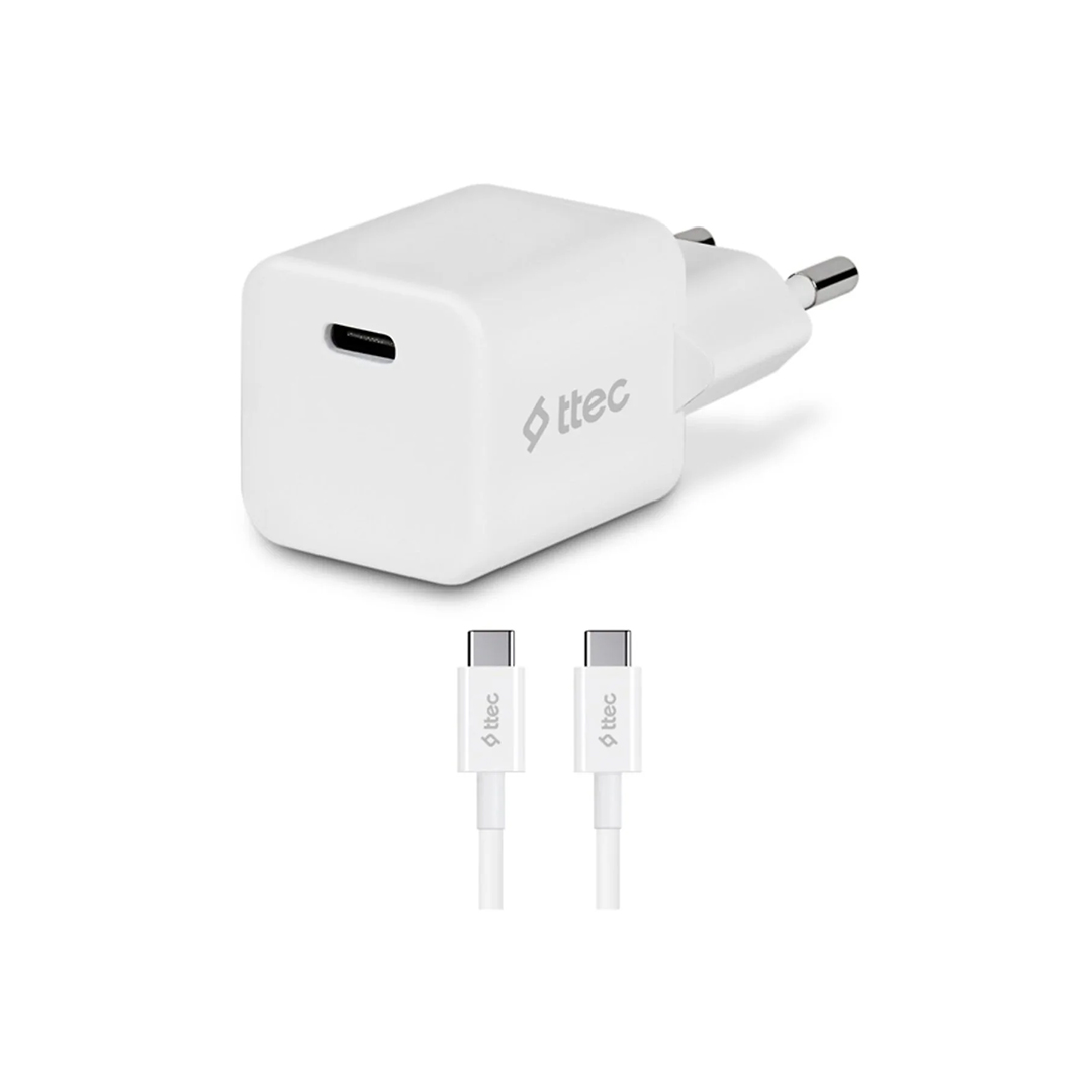 2SCP01B TTEC PD 20W Seyahat Hiz.şrj.alt. Beyaz