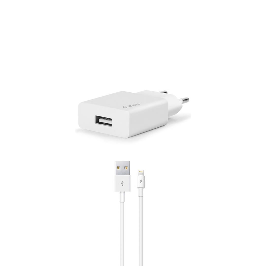 2SCS20LB TTEC Şarj Alet+lightning Kablo - Beyaz