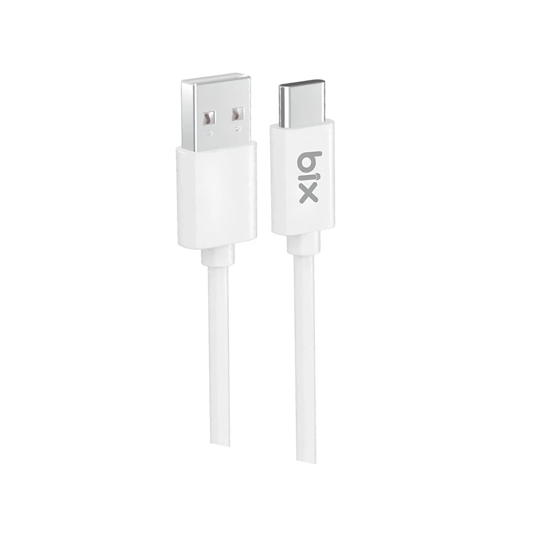 Bix BX100CW Usb-a-type-c Şarj Kablosu-beyaz
