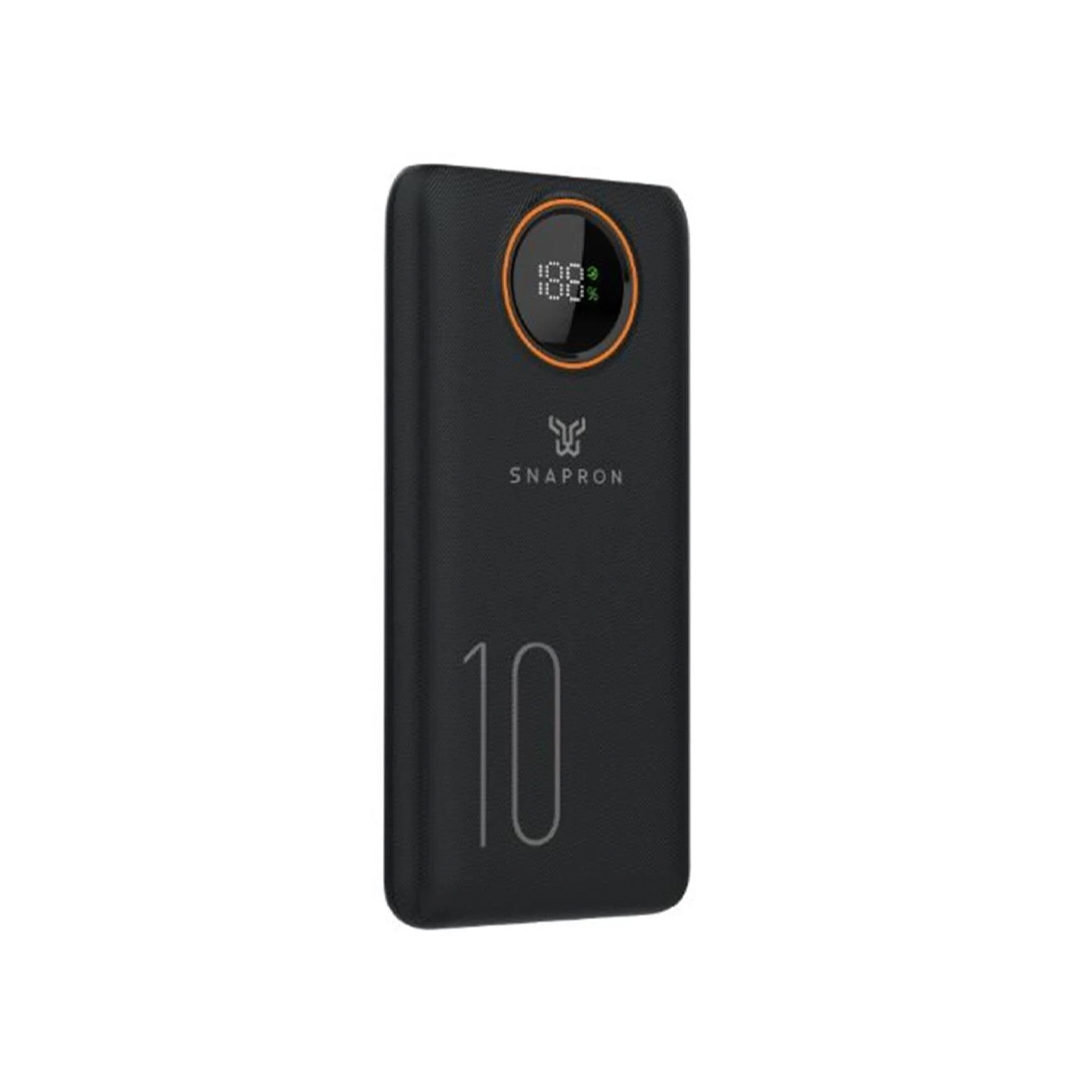 SNAPRON SNP-3012 10.000 mAh LCD Ekranlı + Dahili Kablolu 22.5W Hızlı Şarj Powerbank
