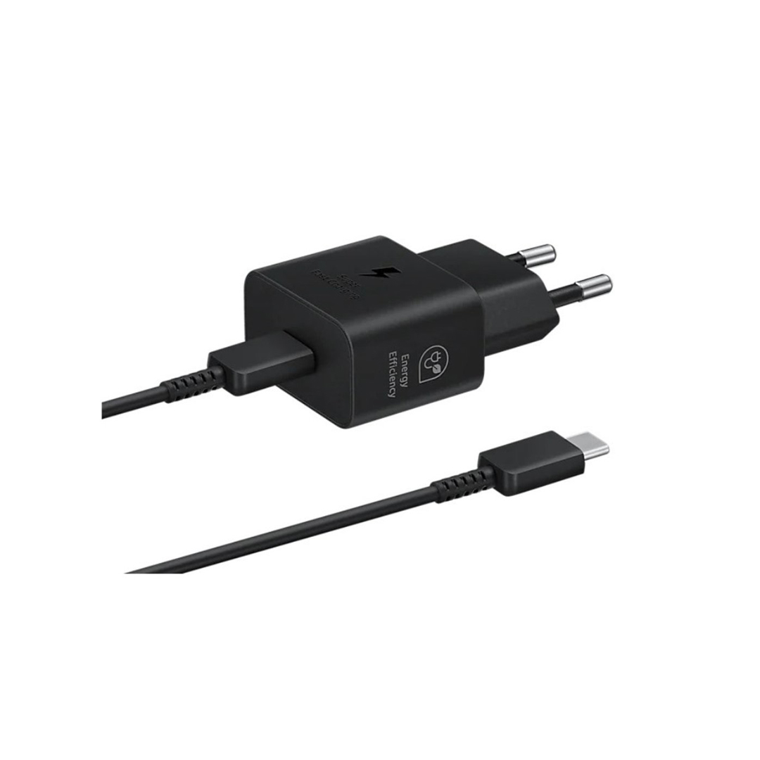 Samsung T2510X TYPE-C Hızlı Şarj Adaptörü+Kablo 25W-Siyah